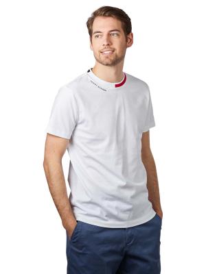 Tommy Hilfiger Jaquard T-Shirt Crew Neck white
