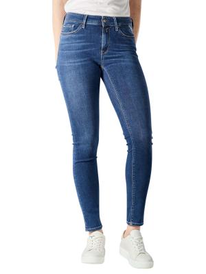 Replay Luzien Jeans High Rise Skinny Fit Med Blue 