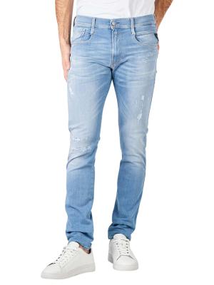 Replay Anbass Jeans Slim Fit Destroyed Light Blue 