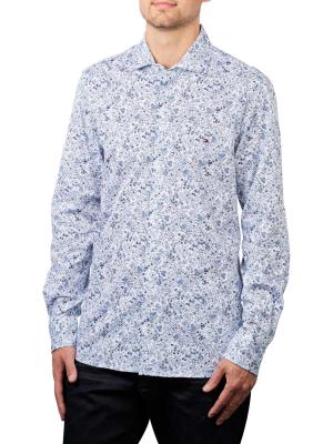 Tommy Hilfiger Print Knitted Shirt Sllim fit navy/white/cres 