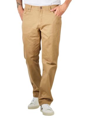 Wrangler Texas Stretch Pants Straight Fit Camel 