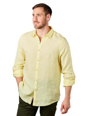Scotch & Soda Linen Shirt Long Sleeve yello 
