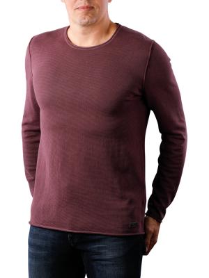 Joop Hogan Sweater Crew Neck dark red 