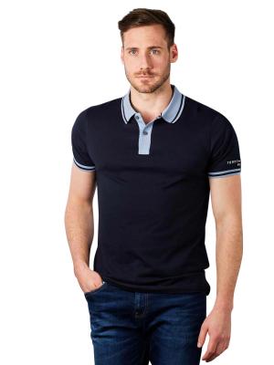 Tommy Hilfiger Clean Jersey Tippes Slim Polo Shirt Desert Sk 