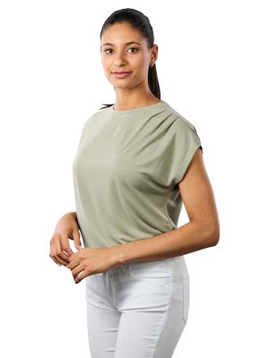 Yaya T-Shirt With Cap Sleeves Seagrass Green