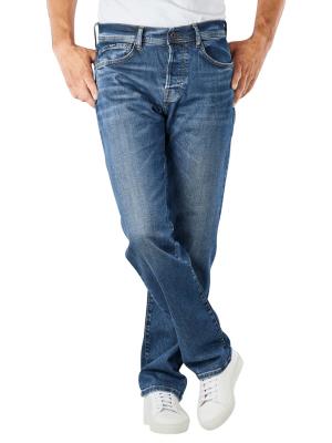 Pepe Jeans Penn Relaxed Straight Fit Denim Mid Blue 