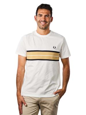 Fred Perry Crew Neck T-Shirt Short Sleeve White 