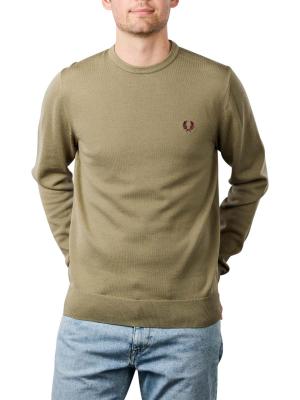 Fred Perry Sweater Crew Neck Sage 