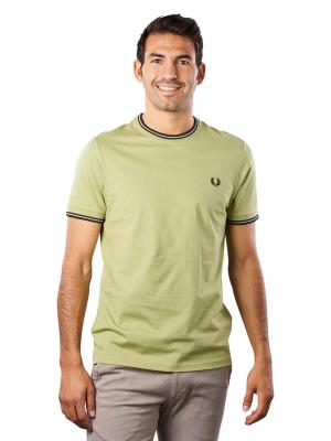 Fred Perry Crew Neck T-Shirt Short Sleeve Green 