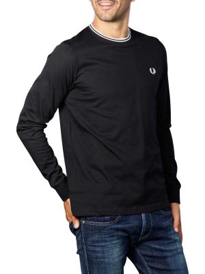 Fred Perry Shirt Long Sleeve black 