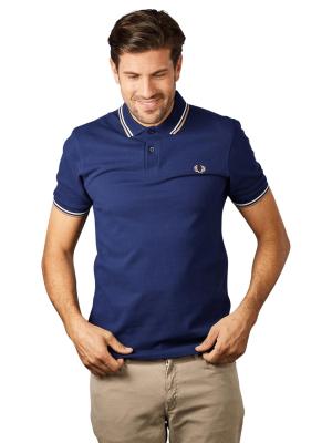 Fred Perry Twin Tipped Polo Short Sleeve French Navy 