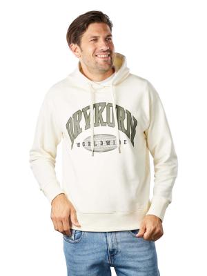 Drykorn Bradley WW Hoodie Printed Off White 