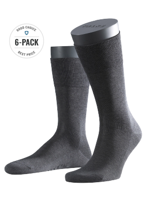 Falke 6-Pack Tiago Socks Anthracite