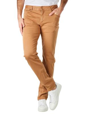 Alberto Coloured Pipe Jeans Straight Fit Brown