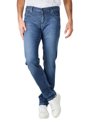 Alberto Super Stretch Light Tencel Pipe Jeans Slim Fit Navy 
