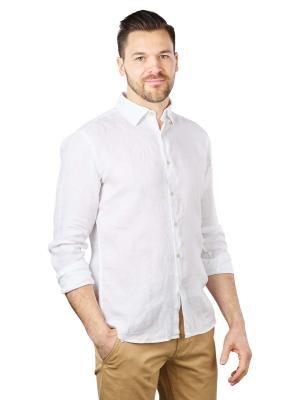 Cinque Linen Cisteve Shirt Long Sleeve White 