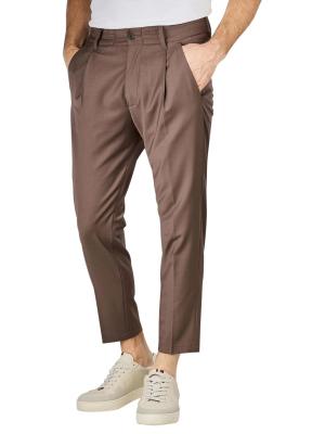 Drykorn Chasy Pleated Chino Relaxed Fit Brown 