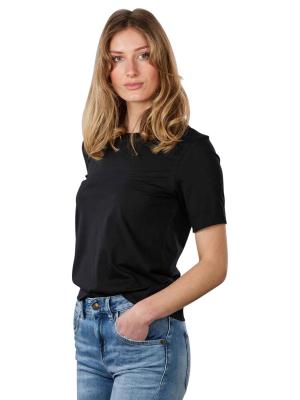 Drykorn Jersey T-Shirt Kirani Round Neck Black 