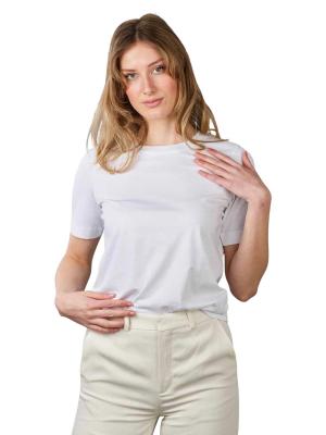 Drykorn Jersey T-Shirt Kirani Round Neck White 