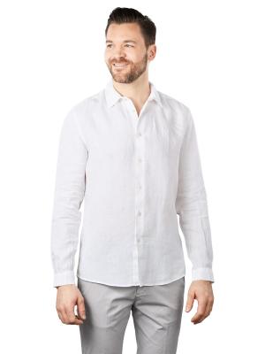 Drykorn Long Sleeve Shirt Ruben Slim Fit White 