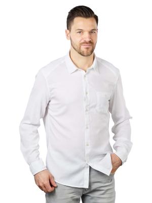 Drykorn Long Sleeve Laremto Shirt Classic Fit White 