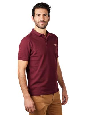 Fred Perry Polo Shirt Short Sleeve Oxblood 