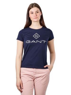 Gant Lock Up T-Shirt evening blue 