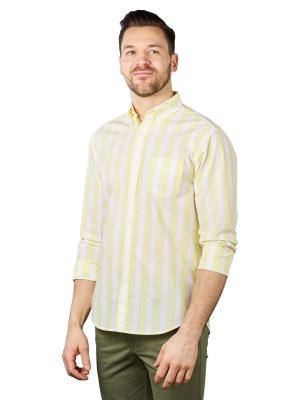 Gant Regular Shirt Broadcloth Stripe Lemonade Yello 