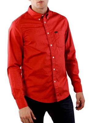 Lee Button Down Shirt faded red 