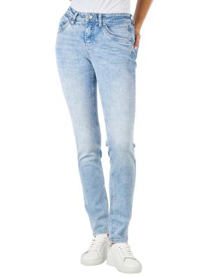 Mac Mel Jeans Slim Straight Fit Light Denim Bright Commercia 