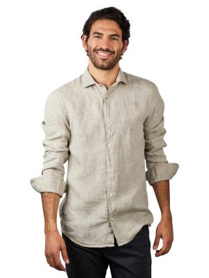 Marc O‘Polo Linen Shirt Long Sleeve Multi/Halo Glow 