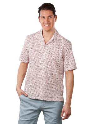 Marc O‘Polo Short Sleeve Shirt Minimal Print Multi/White Cot 