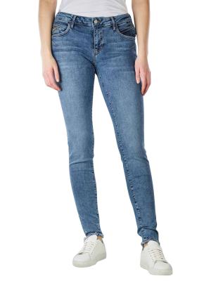 Mavi Adriana Jeans Super Skinny Fit Mid Brushed Glam 