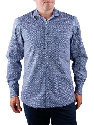 Olymp Casual Shirt blue and white 
