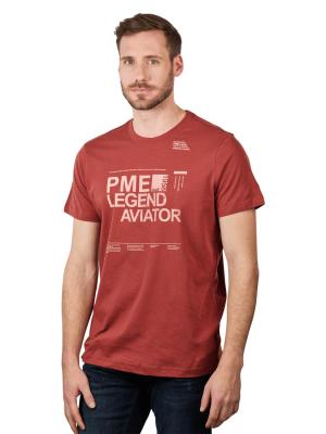PME Legend Single Jersey T-Shirt Short Sleeve Henna