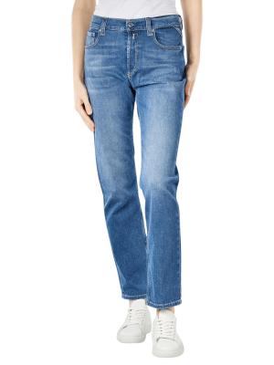 Replay Maijke Jeans Straight Cropped Fit Blue Medium 