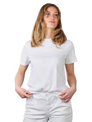 Scotch & Soda Regular Fit T-Shirt Splitted Hem White 