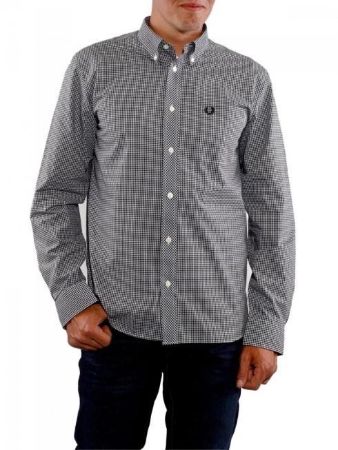 Fred Perry Gingham Shirt black 