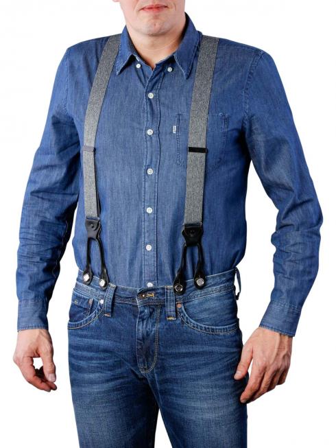 Henry Suspenders grey melange by BASIC BELTS 