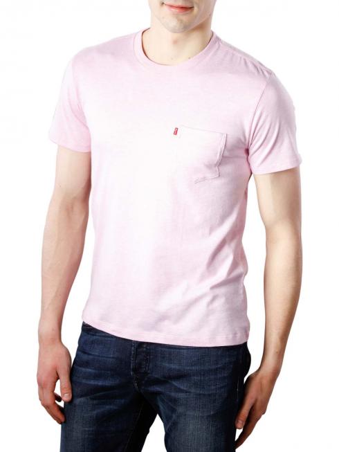 Levi's SS Setin Sunset Pocket T-Shirt pink nectar heather 