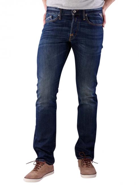 Replay Waitom Jeans Regular Slim Deep Blue Denim rinse 