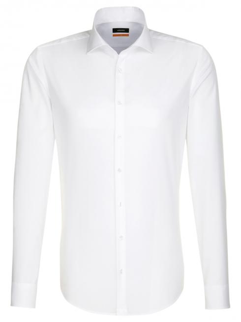 Seidensticker Shirt Slim Fit Kent ELA non-iron white 