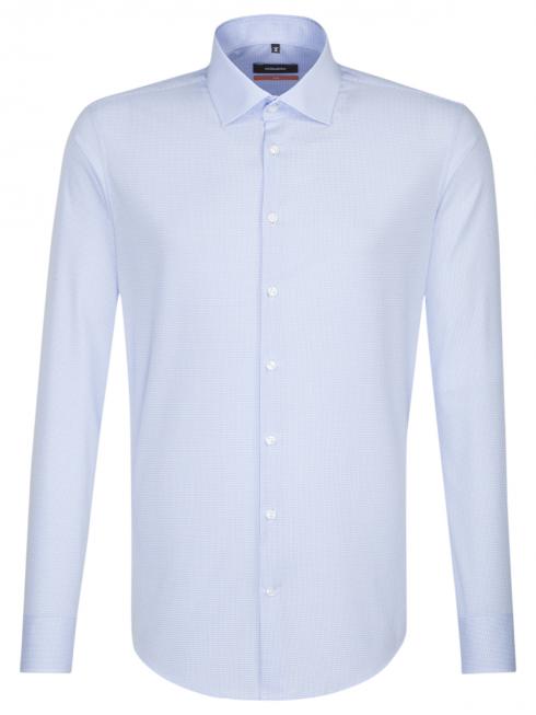 Seidensticker Shirt Slim Fit Kent non-iron light blue 