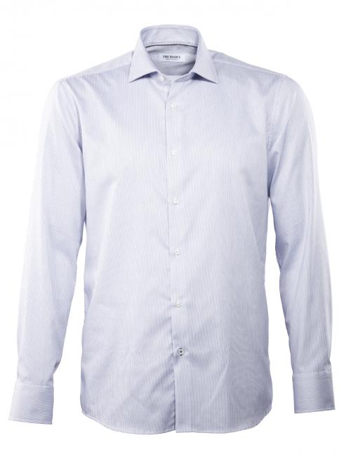 THE BASICS Hai Shirt Modern Fit mid blue 