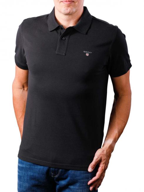 Gant The Original Pique SS Rugger Polo Shirt black 