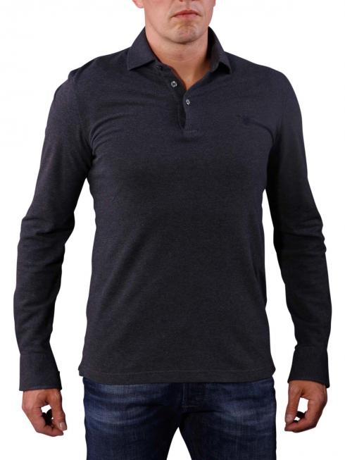 Gant Oxford Pique Shirt dark grey melange 
