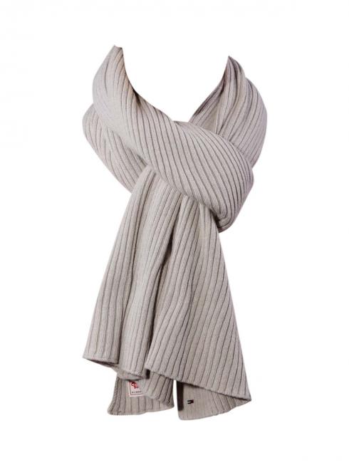 Tommy Jeans Fisher Scarf light grey 