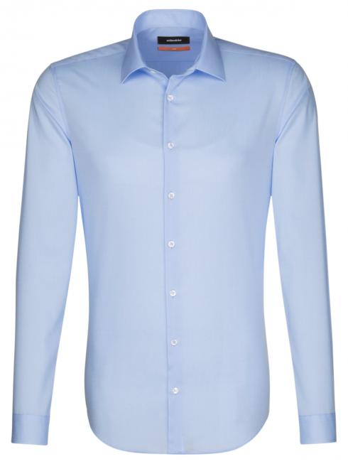 Seidensticker Shirt Slim Fit Kent non-iron light blue 