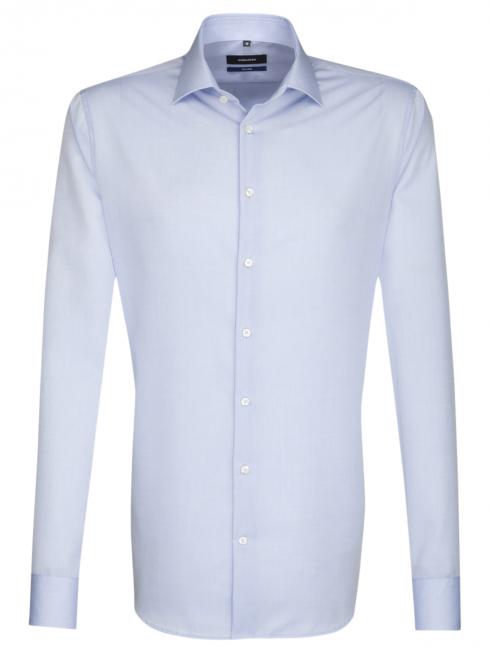 Seidensticker Shirt Shaped Fit Kent non iron light blue 