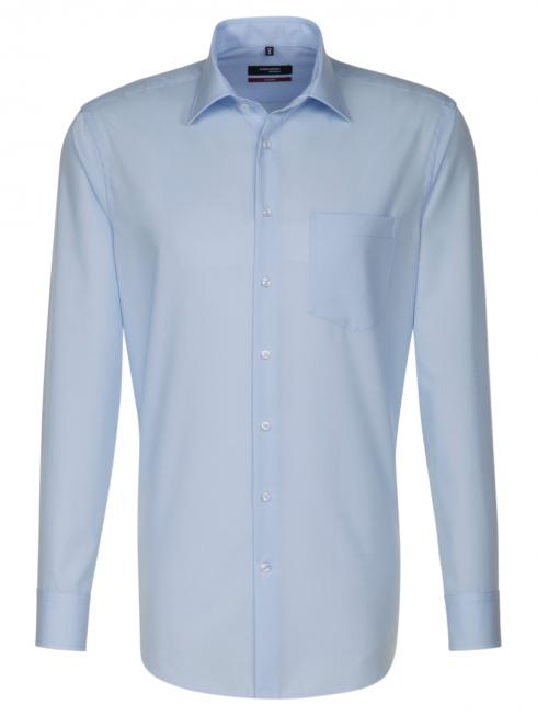 Seidensticker Shirt Regular Fit Kent non iron light blue 